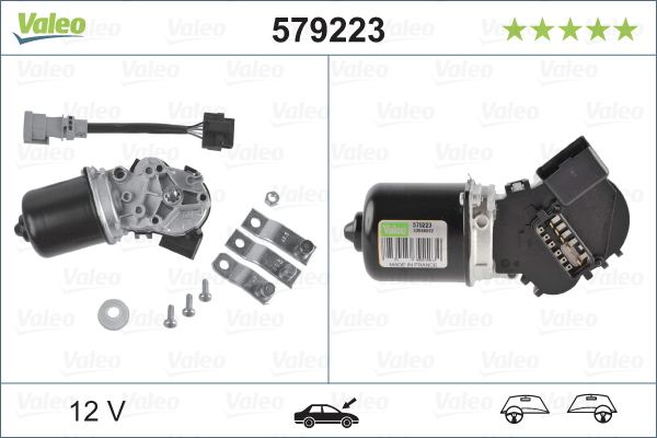 VALEO Ablaktörlö motor 579223_VALEO